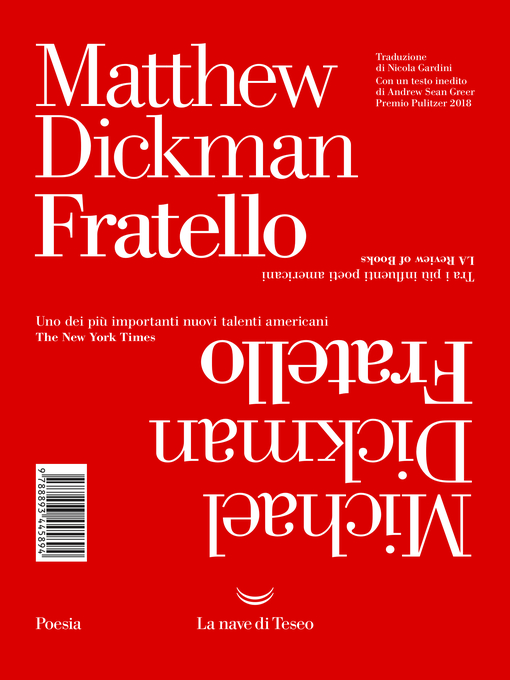 Title details for Fratello by Matthew Dickman - Available